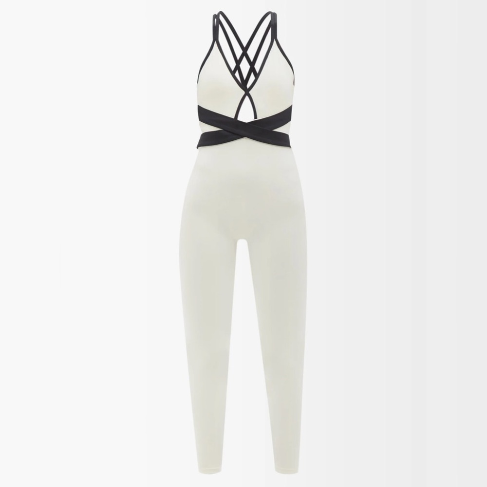 Bandier Le Ore Verona White Catsuit